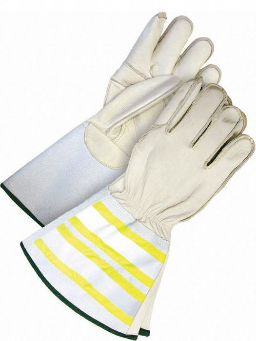 Leather Gloves Gauntlet Cuff XL