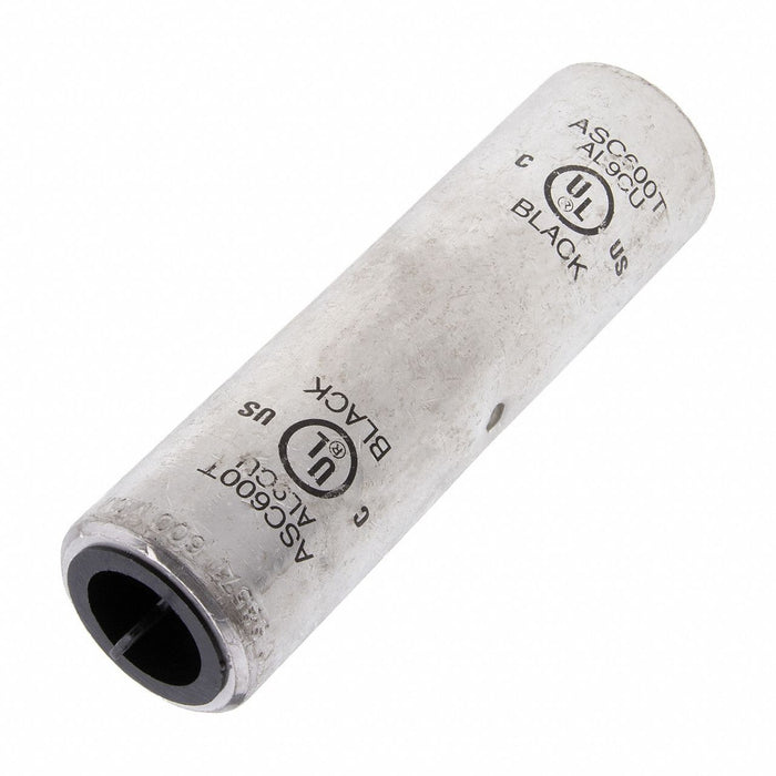 OpenBarrelSplice Black Aluminum 600V