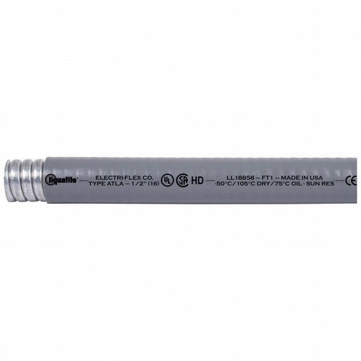Liquid Tight Conduit Gray 100ft NominalL