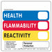 Hazcom Label 4 H 4 W PK500