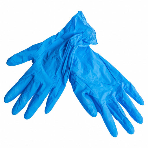 Single use Nitrile Gloves 4 mil Blue L