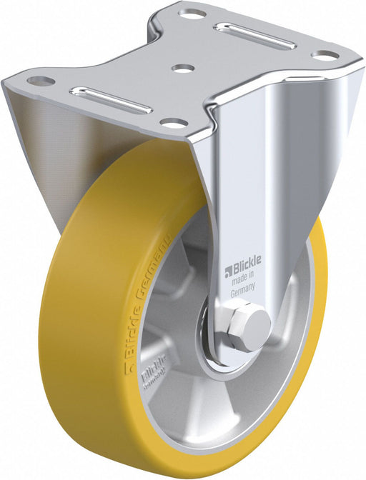 Plate Caster Rigid Polyurethane 7 1/2 H