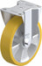 Plate Caster Rigid Polyurethane 9 1/4 H