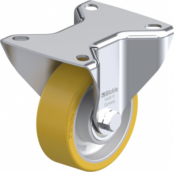 Plate Caster Rigid Polyurethane 4 H
