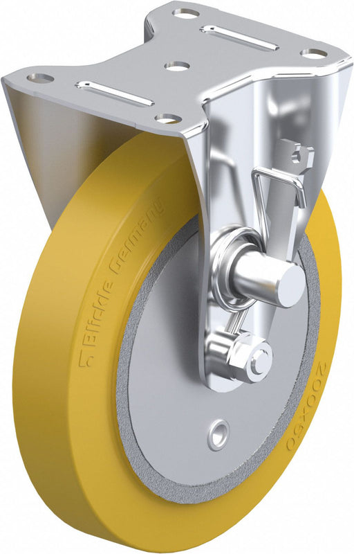 Plate Caster Rigid Polyurethane 9 1/4 H
