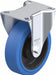 Plate Caster Rigid Rubber 5 7/8 H