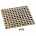Floor Drain 8-3/8 in L Nickel Bronze
