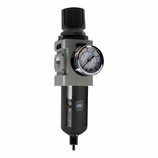 Filter/Regulator Aluminum Manual Drain