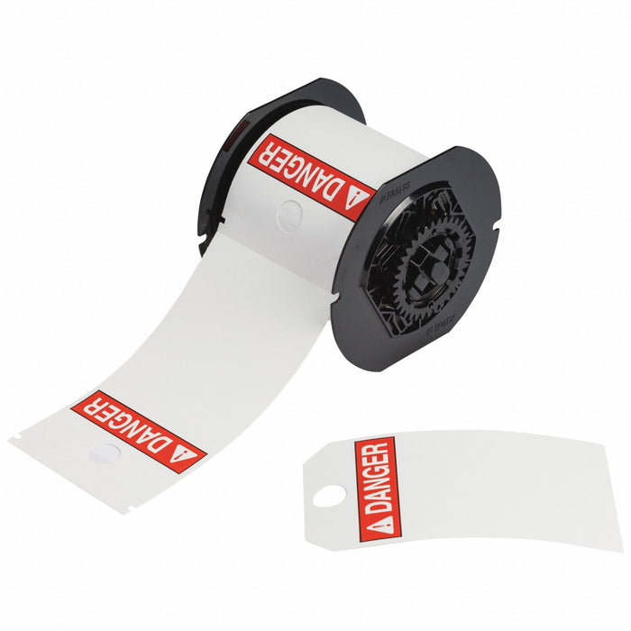 Pre-Cut Label Stock Roll White
