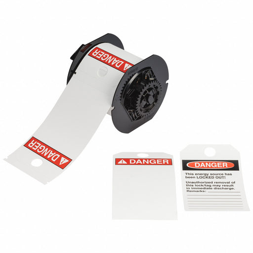 Pre-Cut Label Stock Roll White