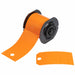 Pre-Cut Label Stock Roll Orange