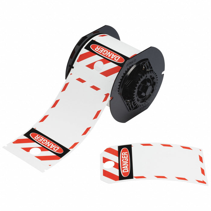 Pre-Cut Label Stock Roll White