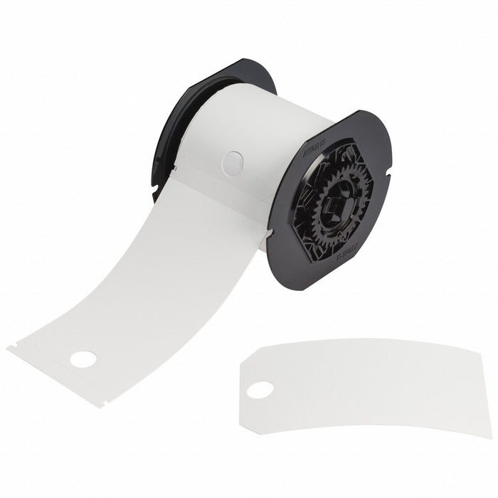 Pre-Cut Label Stock Roll White