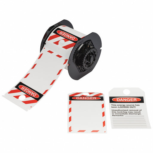 Pre-Cut Label Stock Roll White