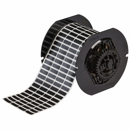 Pre-Cut Label Stock Roll Black Matte