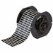 Pre-Cut Label Stock Roll Black Matte