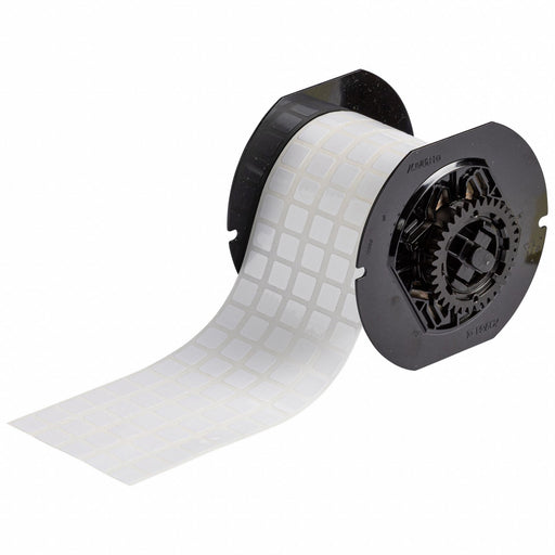 Pre-Cut Label Stock Roll White Gloss