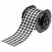 Pre-Cut Label Stock Roll Black Matte