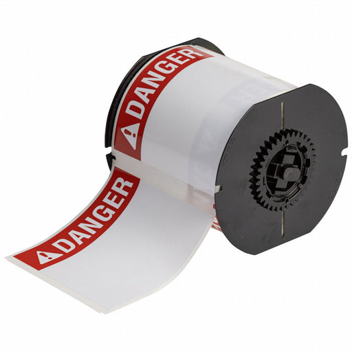 Pre-Cut Label Stock Roll White Gloss