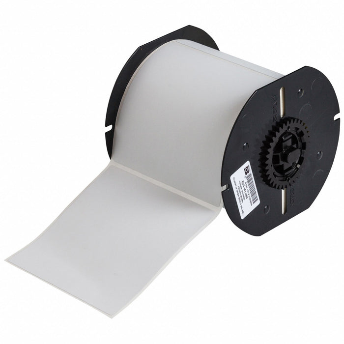 Pre-Cut Label Stock Roll Gray Matte