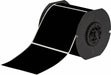 Pre-Cut Label Stock Roll Black Matte