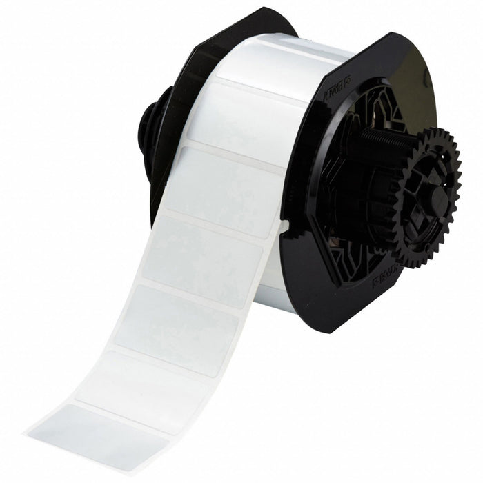 Pre-Cut Label Stock Roll Silver Gloss