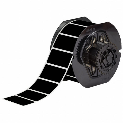Pre-Cut Label Stock Roll Black Matte