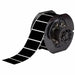 Pre-Cut Label Stock Roll Black Matte