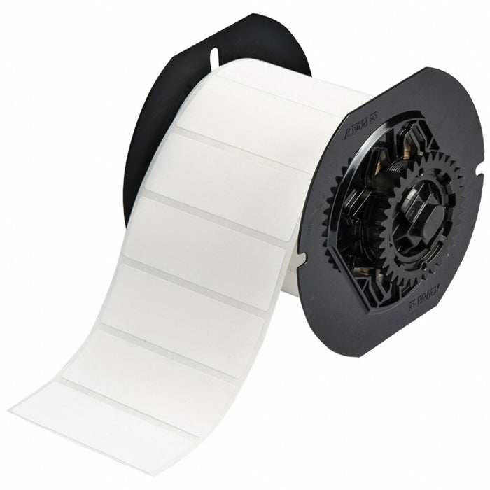 Pre-Cut Label Stock Roll White Gloss