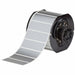 Pre-Cut Label Stock Roll Gray Satin