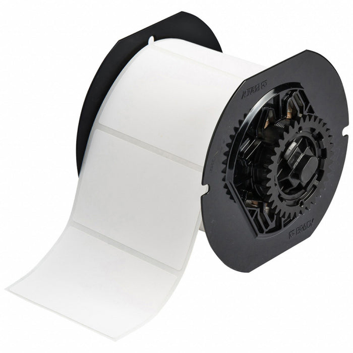 Pre-Cut Label Stock Roll White Gloss