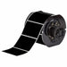 Pre-Cut Label Stock Roll Black Matte