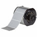 Pre-Cut Label Stock Roll Gray Satin