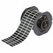 Pre-Cut Label Stock Roll Black Matte
