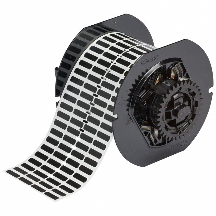 Pre-Cut Label Stock Roll Black Matte