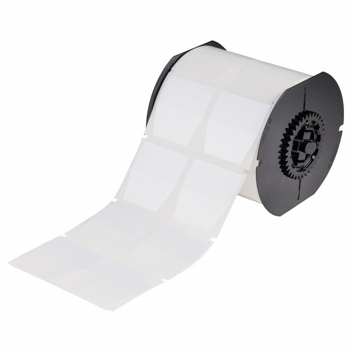 FlagLabel White Polyester 1-29/32inW