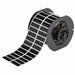 Pre-Cut Label Stock Roll Black Matte