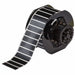 Pre-Cut Label Stock Roll Black Matte