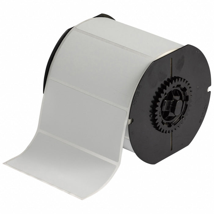 Pre-Cut Label Stock Roll Gray Matte