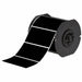 Pre-Cut Label Stock Roll Black Matte