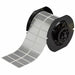 Pre-Cut Label Stock Roll Silver Gloss
