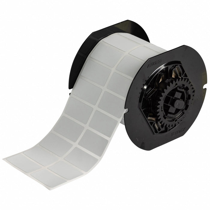 Pre-Cut Label Stock Roll Gray Matte