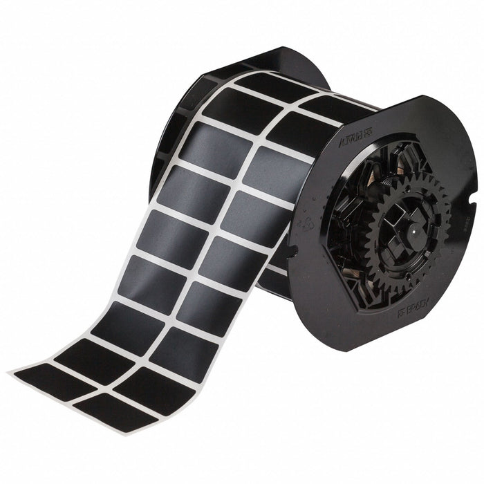 Pre-Cut Label Stock Roll Black Matte