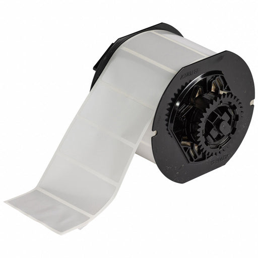 Pre-Cut Label Stock Roll Silver Gloss