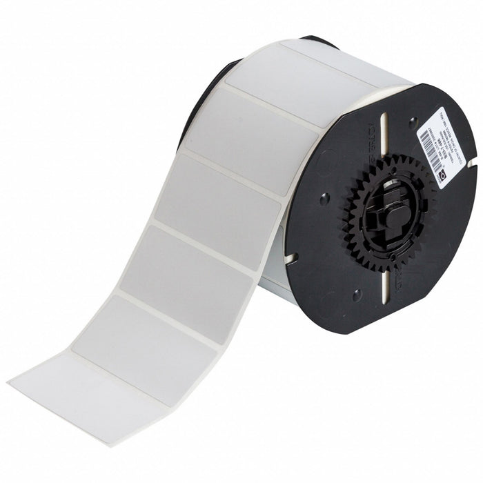 Pre-Cut Label Stock Roll Gray Matte