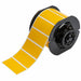 Pre-Cut Label Stock Roll Yellow Gloss