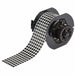 Pre-Cut Label Stock Roll Black Matte