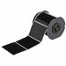 Pre-Cut Label Stock Roll Black Matte