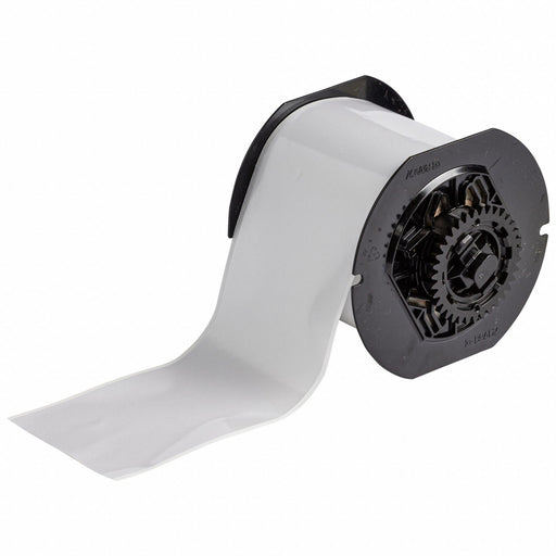 ContinuousLabelStock Silver Satin 3inW