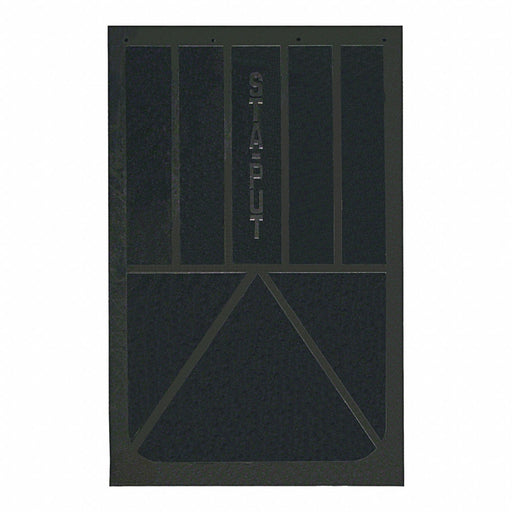 Mud Flaps Black Rubber 36 L x 24 W PR